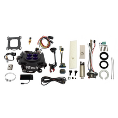 FiTech 36608 Mean Street 800 HP Matte Black EFI System Master Kit