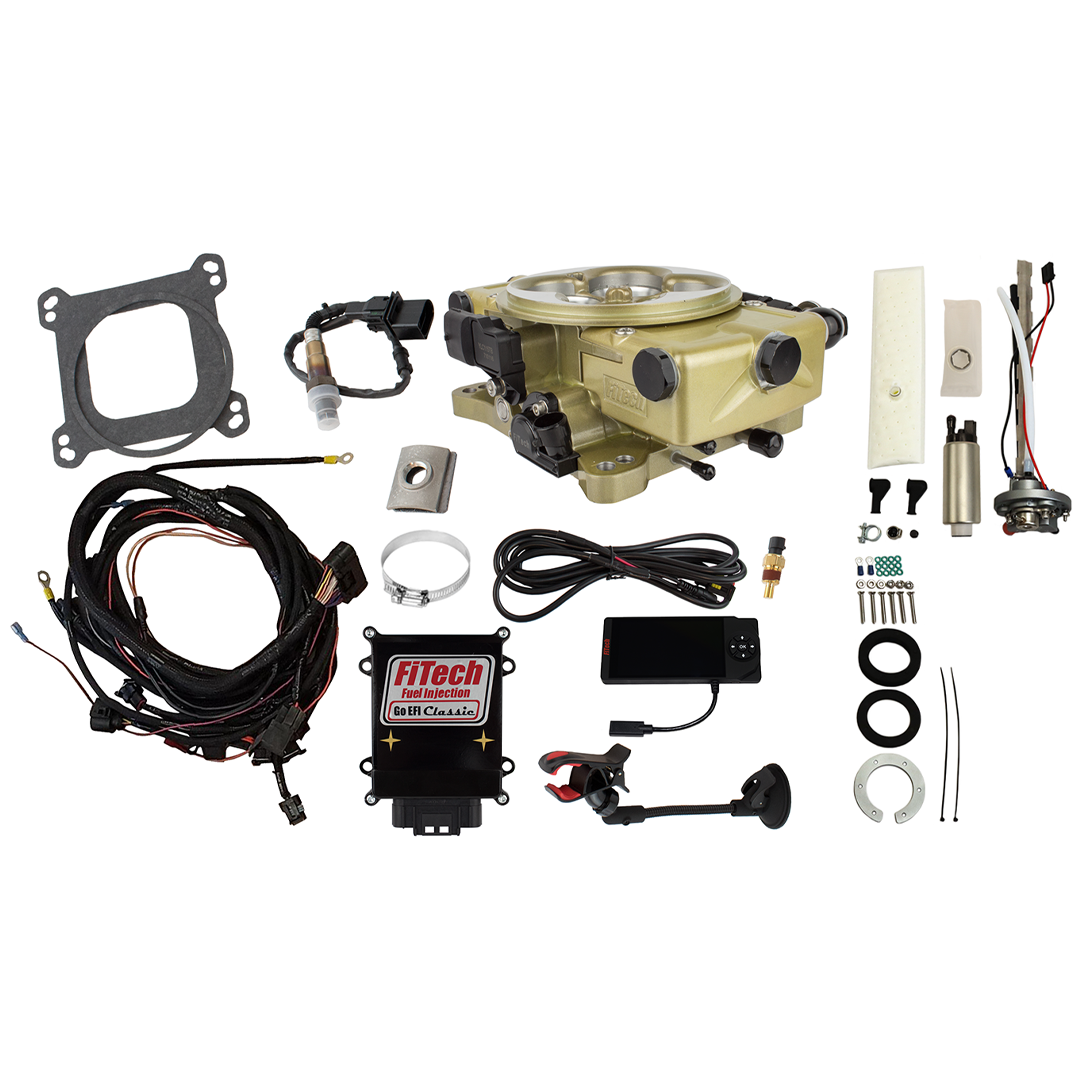 FiTech 36620 Go EFI Classic Gold 650 HP EFI System Master Kit