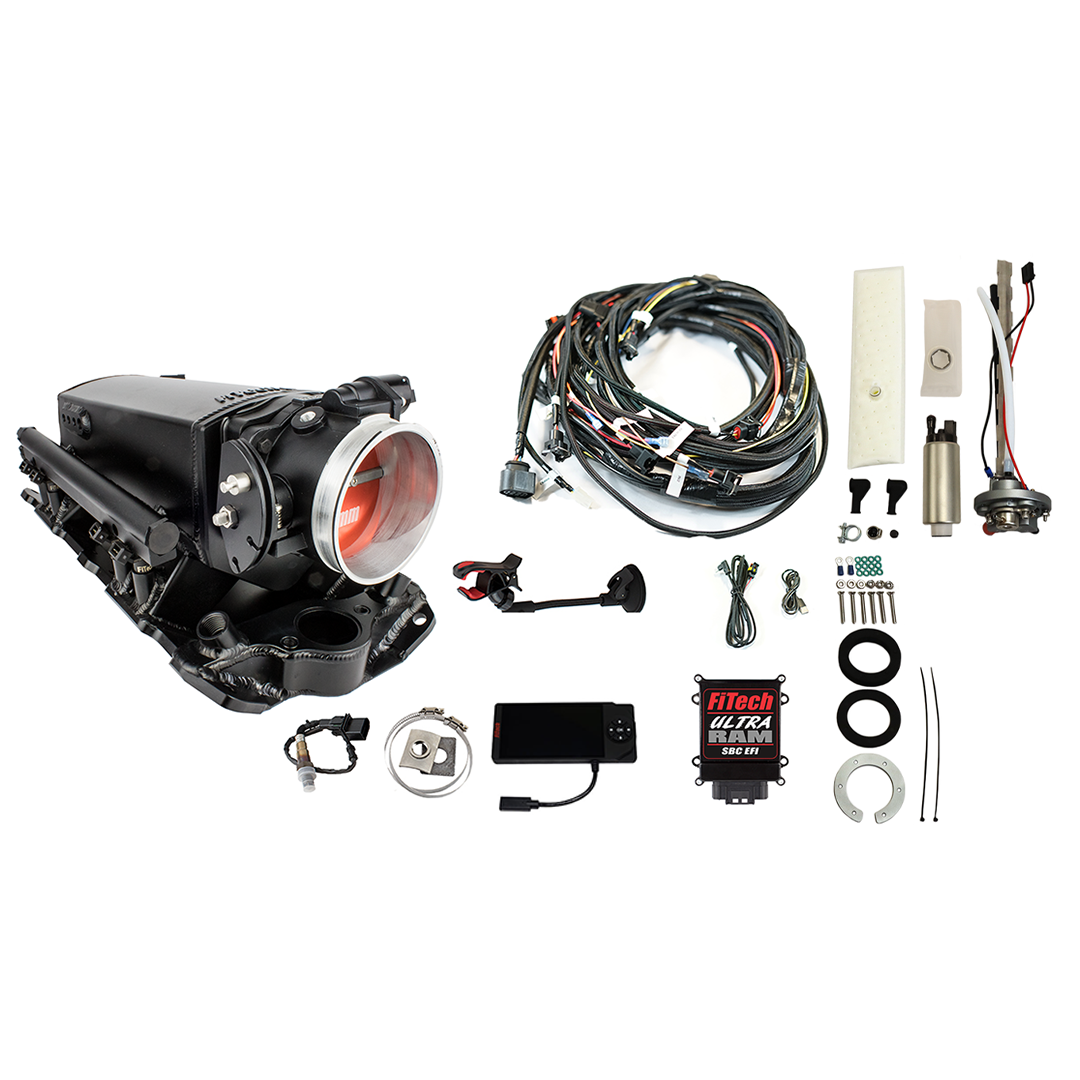 FiTech 36631 Ultra Ram 650 HP Chevy Small Block EFI System Master Kit