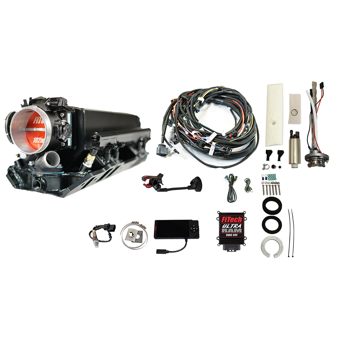 FiTech 36632 Ultra Ram 800 HP Chevy Big Block Rectangle Port EFI System Master Kit