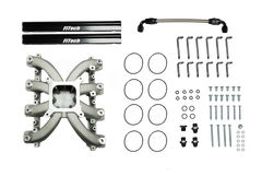 FiTech 37004 LS3 Cast Intake with 4150 Flange and Fuel Rails