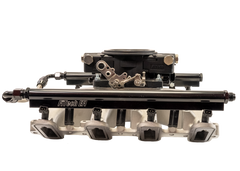 FiTech 37005 Retro LS Port 750 HP EFI Matte Black System With LS1 Intake
