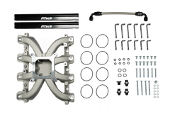 FiTech 37007 LS1 Cast Intake with 4150 Flange and Fuel Rails