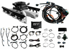 FiTech 37017 Ultra Port LS 1000 HP EFI Black System With LS3 Intake