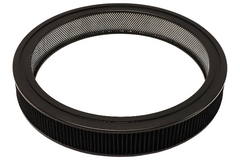 FiTech 42202 Black Top 2 Inch Tall Air Filter Assembly With 1.5 Inch Drop Base and Hardware