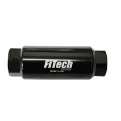 FiTech 55002 Go Fuel 10 Micron Fuel Filter / ORB-8 Inlet And Outlet / Mesh Filter Element