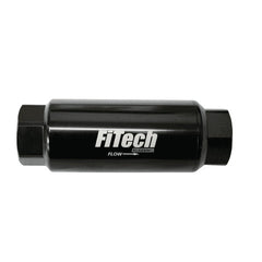 FiTech 55003 Go Fuel 100 Micron Fuel Filter / ORB-8 Inlet And Outlet / Mesh Filter Element