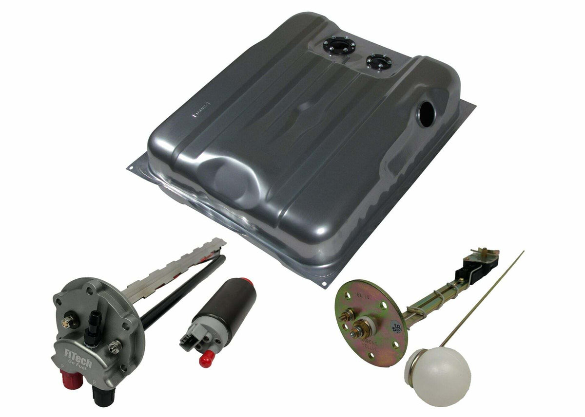 FiTech 58010 EFI Fuel Tank w/ Sender, Straps and 50015,  1970-74 Dodge Challenger