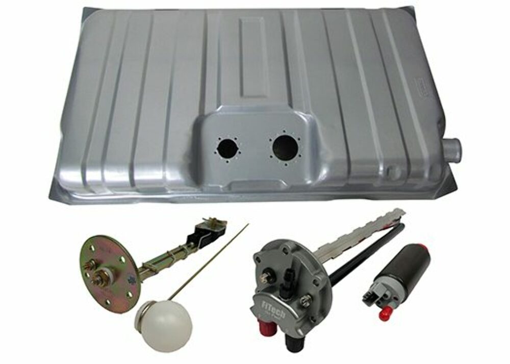 FiTech 58040 EFI Gas Tank w/ Sender, Straps and 50015, 1962-65 Chevy II/Nova