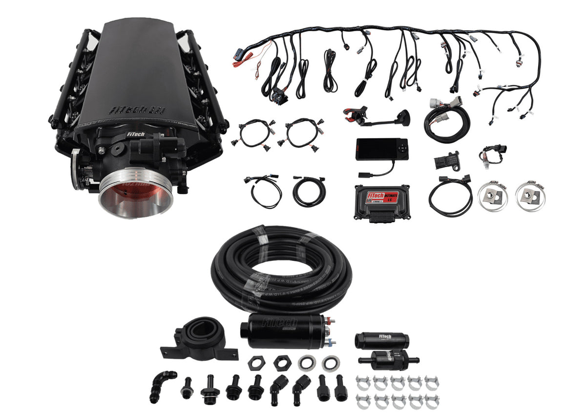 FiTech 71002 Ultimate LS Kit (500 HP, Transmission Control, Inline Fuel Pump)-for LS1/LS2/LS6