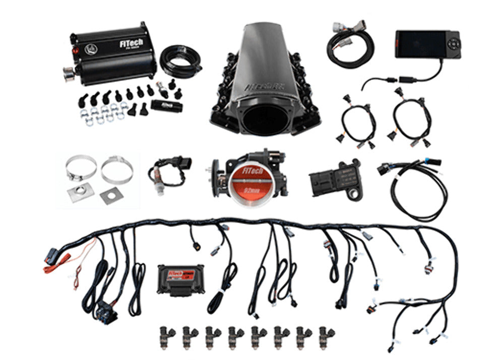 FiTech 75207 Fuel Delivery System, Ultimate LS Tall for LS1/LS2/LS6 - 500HP / Trans Control