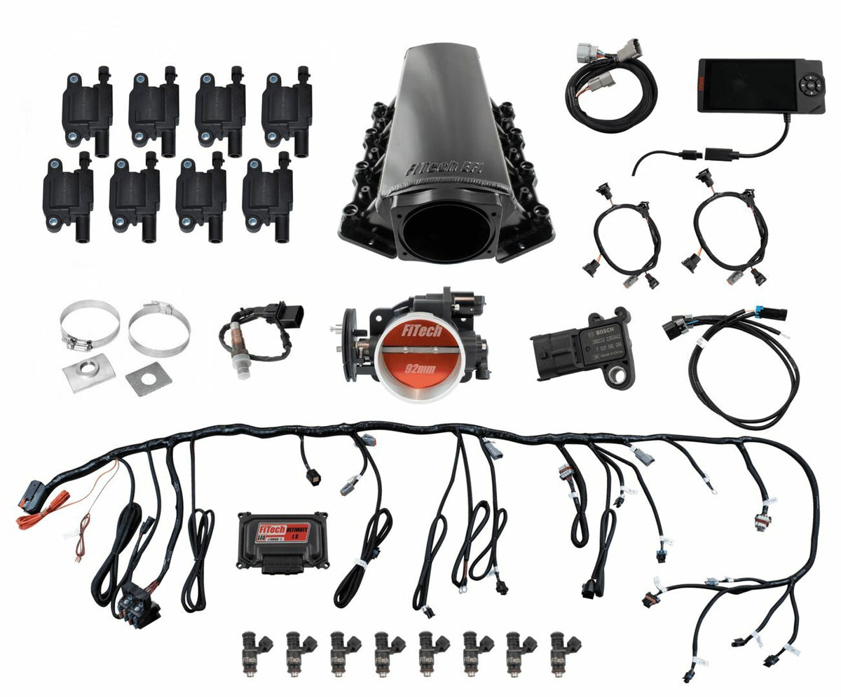 FiTech 78001 Ultimate LS Kit LS1/LS2/LS6 - 500HP w/o Trans Control, w/ coil pack set