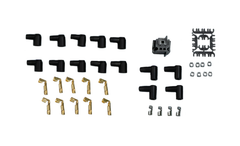 FiTech 90019 Go Spark Ceramic Spark Plug Wire Kit 8mm Premade BBC (UH) HEI Dist End 90/90