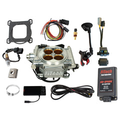 FiTech 93013 Go EFI 8 1200 HP Bright Aluminum Finish System Master Kit