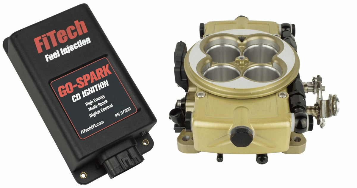 FiTech 93020 Go EFI Classic 650HP EFI Gold External ECU, w/CDI box