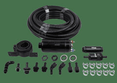 FiTech 93106 Go EFI 4 600 HP Power Adder Bright Alum EFI System w/ Inline Fuel Delivery