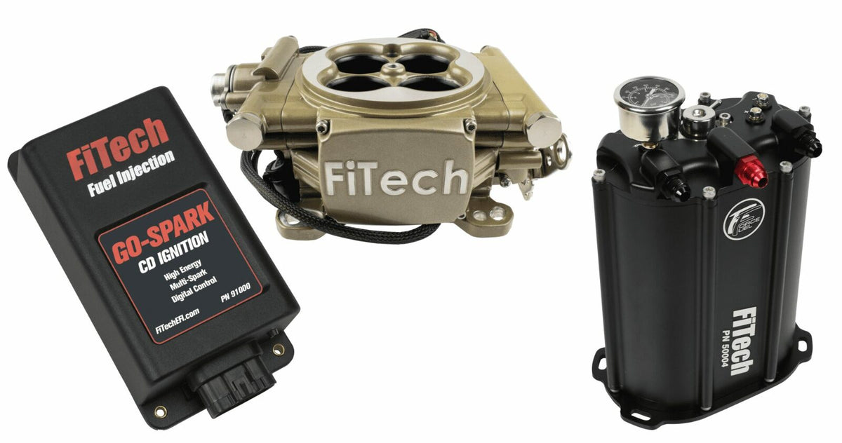 FiTech 93505 Easy Street Master Kit w/ Force Fuel, Fuel Delivery System, w/CDI box
