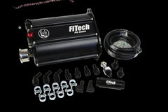 FiTech 93506 Go EFI 4 600 HP Power Adder Bright Alum EFI System w/ Force Fuel Delivery Master