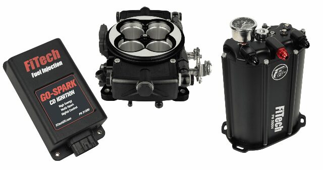 FiTech 93521 Go EFI Classic Black 550 HP External ECU w/ Force Fuel, Fuel Delivery System
