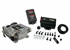 FiTech 93551 Go EFI 4 600 HP Bright Alum EFI System w/ Force Fuel Mini Delivery Master Kit