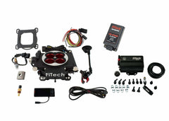 FiTech 93554 Go EFI 4 600 HP Power Adder Matte Black EFI System w/ Force Fuel Mini Delivery