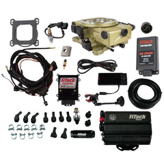 FiTech 93557 Go EFI Classic Gold 650 HP EFI System Master Kit