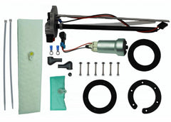 FiTech 93606 Go EFI 4 600 HP Power Adder Bright Alum EFI System w/ Go Fuel In Tank Master Kit