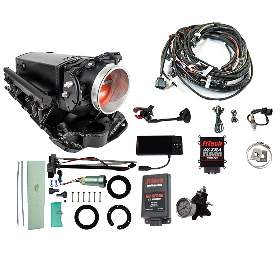 FiTech 93631 Ultra Ram 650 HP Chevy Small Block EFI System Master Kit