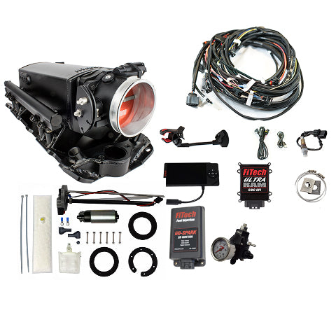 FiTech 93981 Ultra Ram 650 HP Chevy Small Block EFI System Master Kit