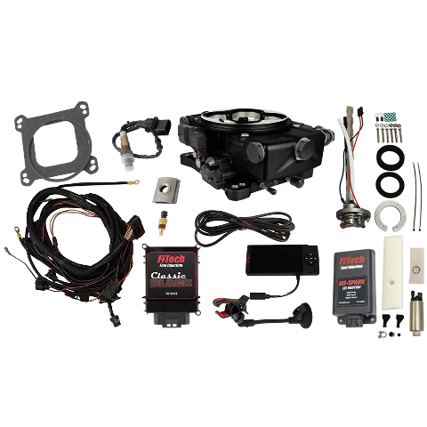 FiTech 96321 Go EFI Classic Black 650 HP EFI System Master Kit