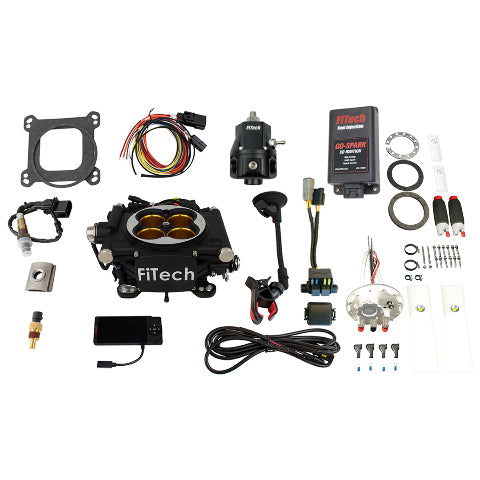 FiTech 96412 Go EFI 8 1200 HP Matte Black Finish System Master Kit