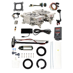 FiTech 96461 Go EFI 2x4 625 HP Bright Aluminum EFI System Master Kit