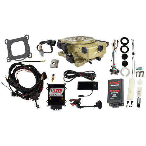 FiTech 96520 Go EFI Classic Gold 650 HP EFI System Master Kit