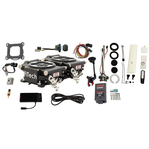 FiTech 96562 Go EFI 2x4 625 HP Matte Black EFI System Master Kit