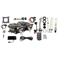 FiTech 96562 Go EFI 2x4 625 HP Matte Black EFI System Master Kit