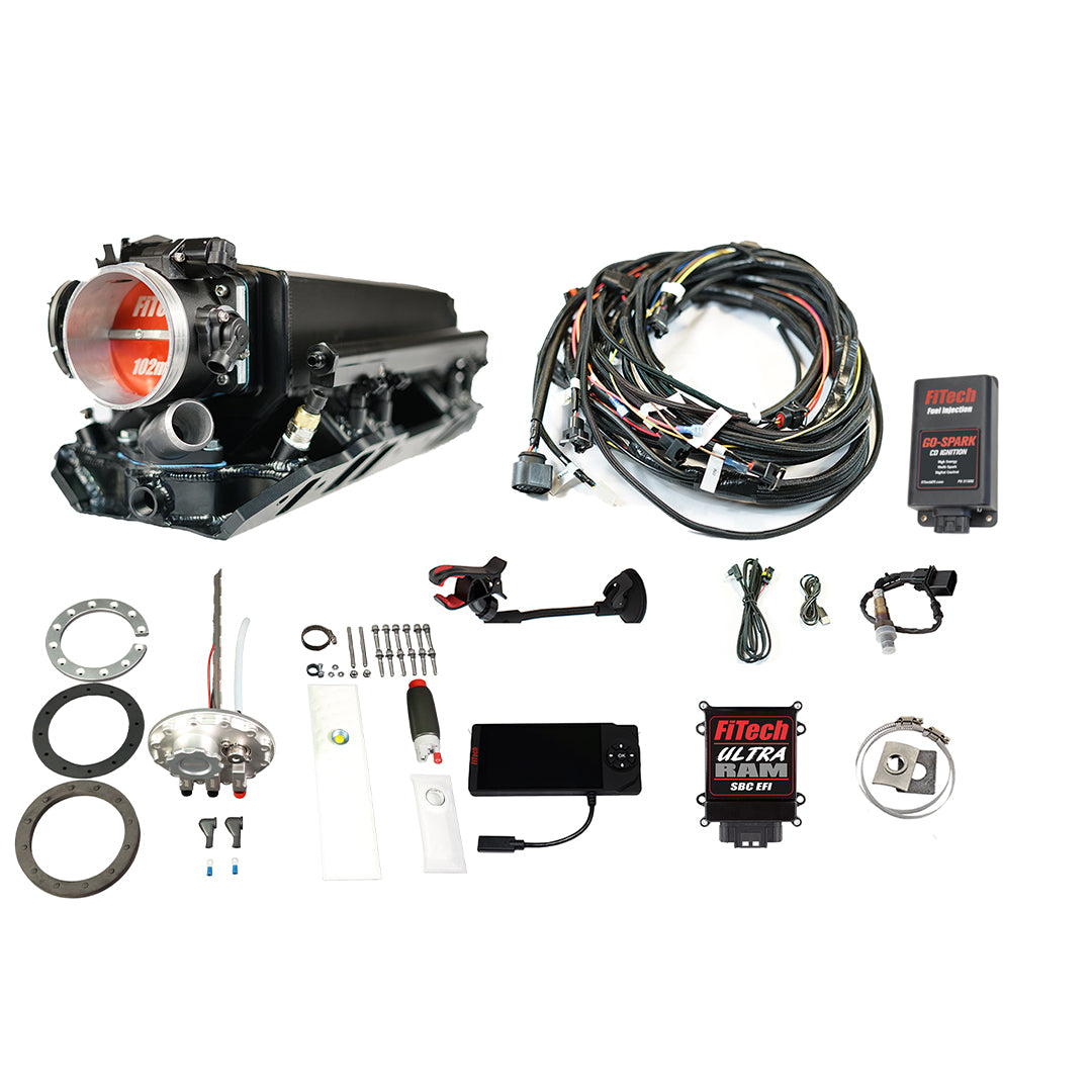 FiTech 96732 Ultra Ram 800 HP Chevy Big Block Rectangle Port EFI System Master Kit