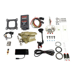 FiTech 96791 Go EFI 2 Barrel 400 HP Classic Gold EFI System Master Kit