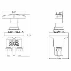 Flaming River FR1046LED The Big Switch 500 Lockout Bracket with LED
