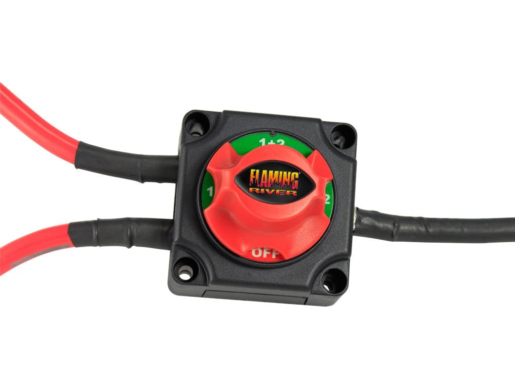 Flaming River FR1050 Battery Disconnect: Dual Battery Disconnect Switch
