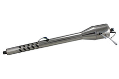 Flaming River FR20004-69SSLC Laser Cut Floorshift Tilt Column: 2 in dia; 33 length 1 DD: Polished Stainless