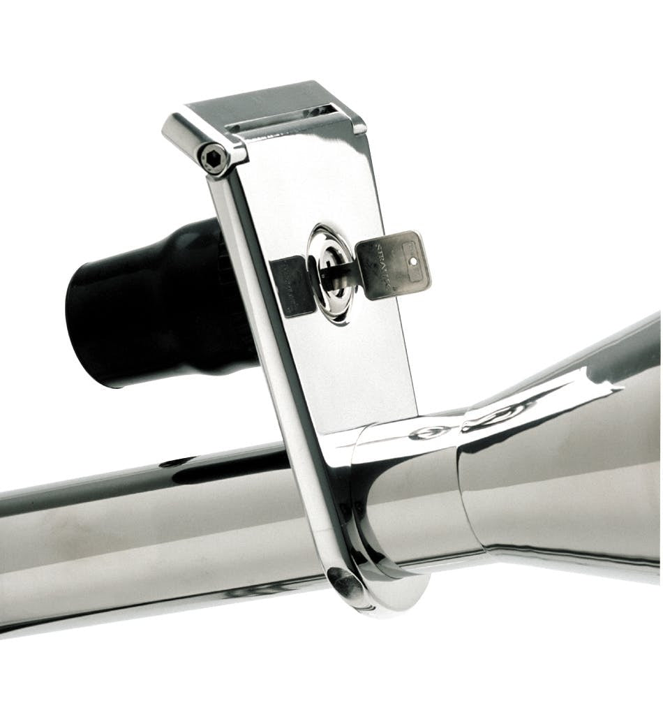 Flaming River FR20106PLKY 6-1/2 Polished Column Drop with Ignition Key - 1-3/4 Dia.
