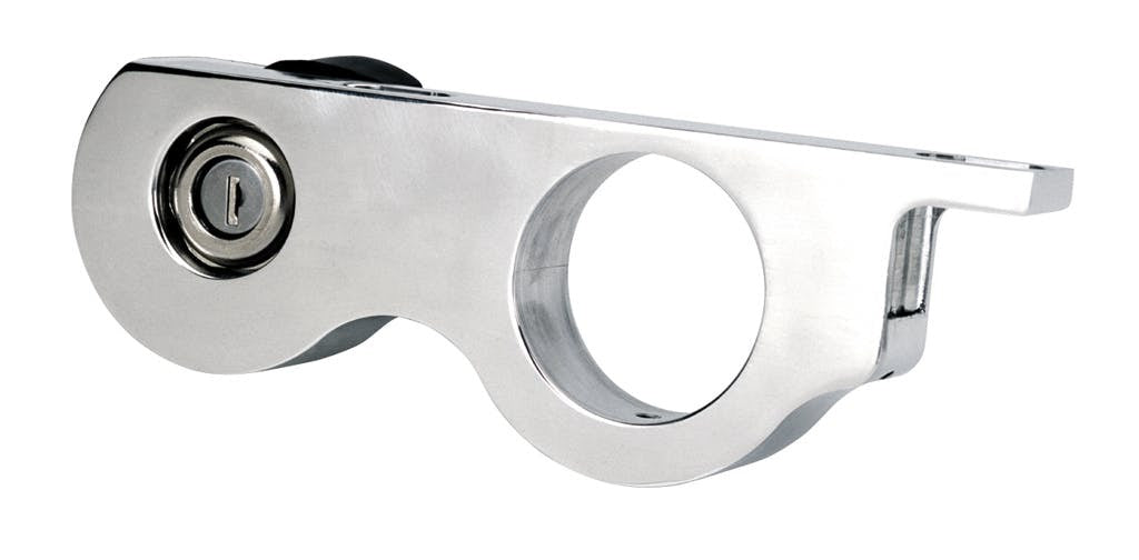 Flaming River FR20114KYPL 2 Polished Column Mounting Clamp with Ignition Key