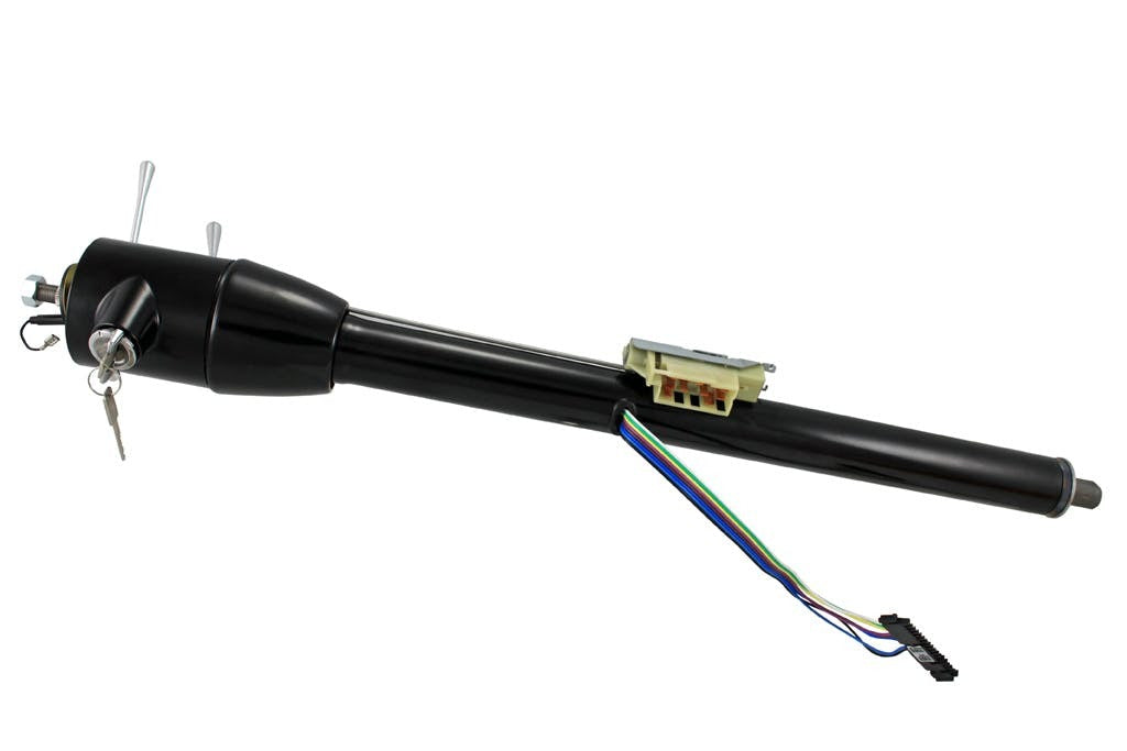Flaming River FR30002BK Tilt Keyed Column / Floor Shift 1in -48 Black 33in