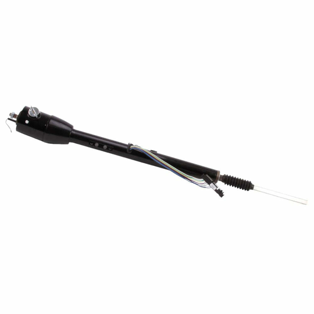 Flaming River FR30011CPBK Steering Column, Direct Tilt Key for Mopar Floorshift Column, Black Powderc