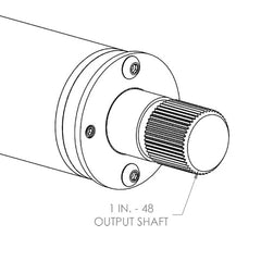 Flaming River FR30102-28BK Tilt Keyed Column Column Shift 1in -48 Black 28in