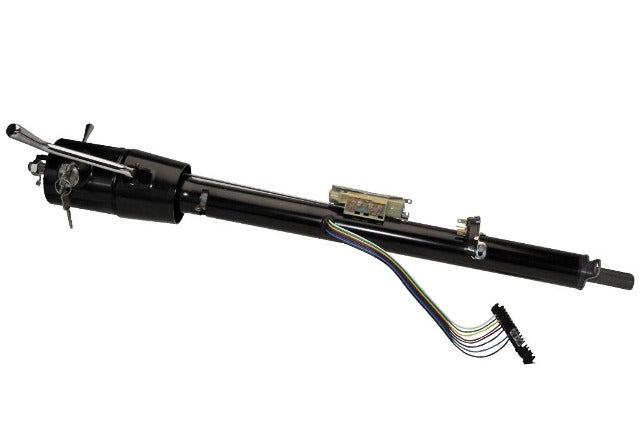 Flaming River FR30106BK 1973-87 GMC Truck Column Shift Tilt Column - Black Powdercoat Finish