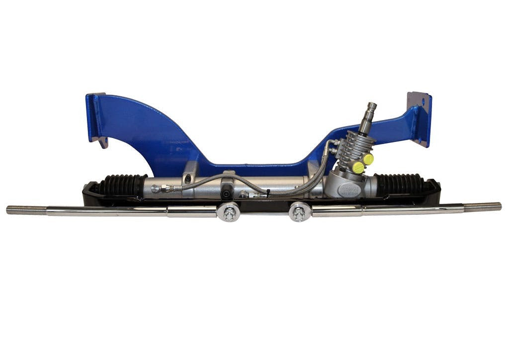 Flaming River FR314KT1 1955-57 T-Bird Power Rack and Pinion Kit for Aftrmrkt Wheel - Paintable Column