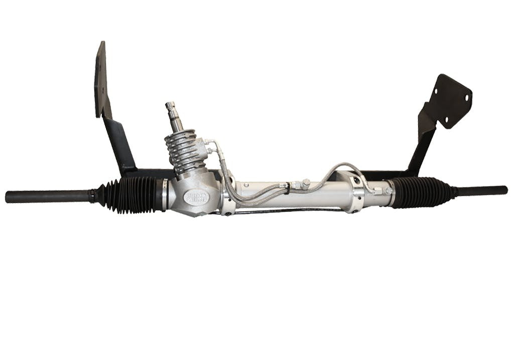 Flaming River FR322PWRHGS Rack and Pinion Kit: Chevy 57 RHD US Conversion Kit w/Column Shift Column
