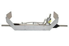 Flaming River FR328PWRH 1965-70 Mustang RHD Power Rack and Pinion Cradle Kit - Paintable Tilt Column