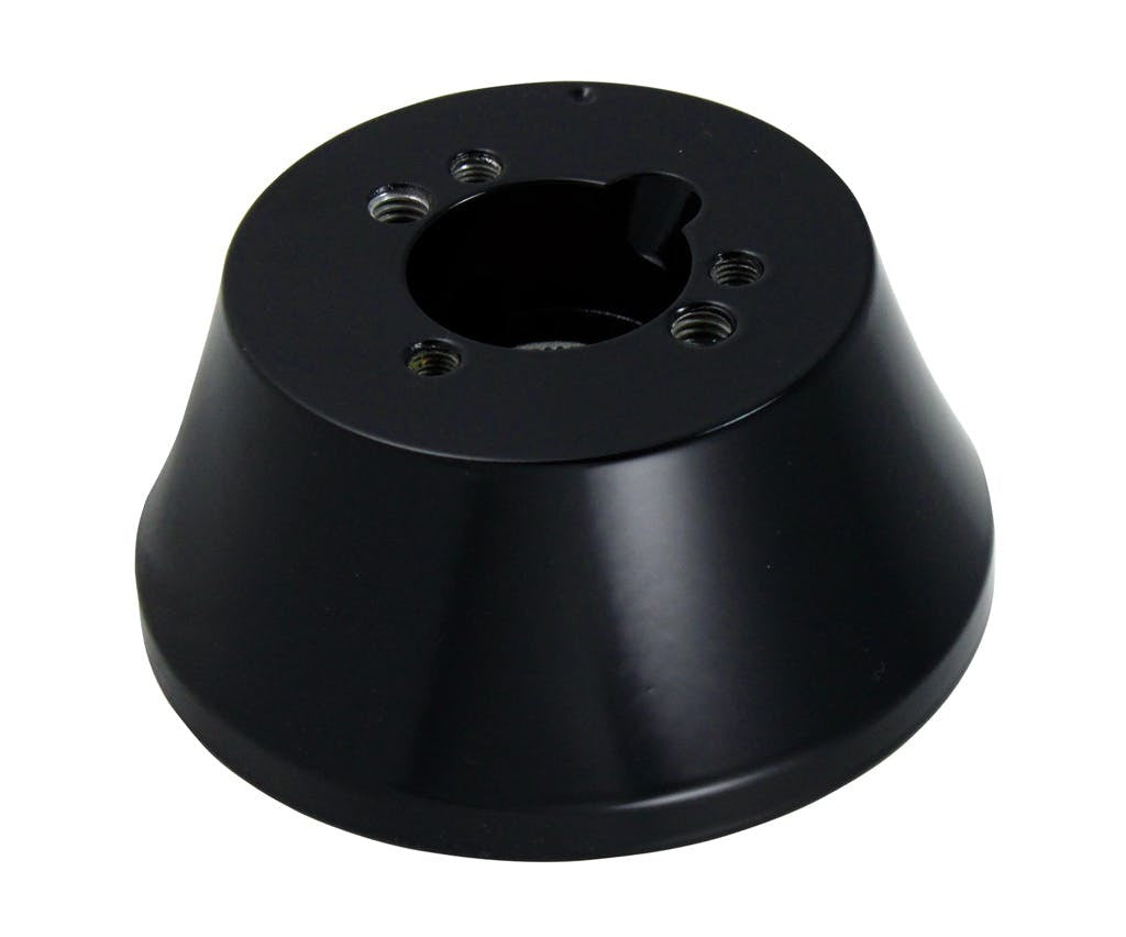 Flaming River FR3302BK Wheel Adapter: FR Column to 3 Bolt Wheel Adapter Black Powdercoat